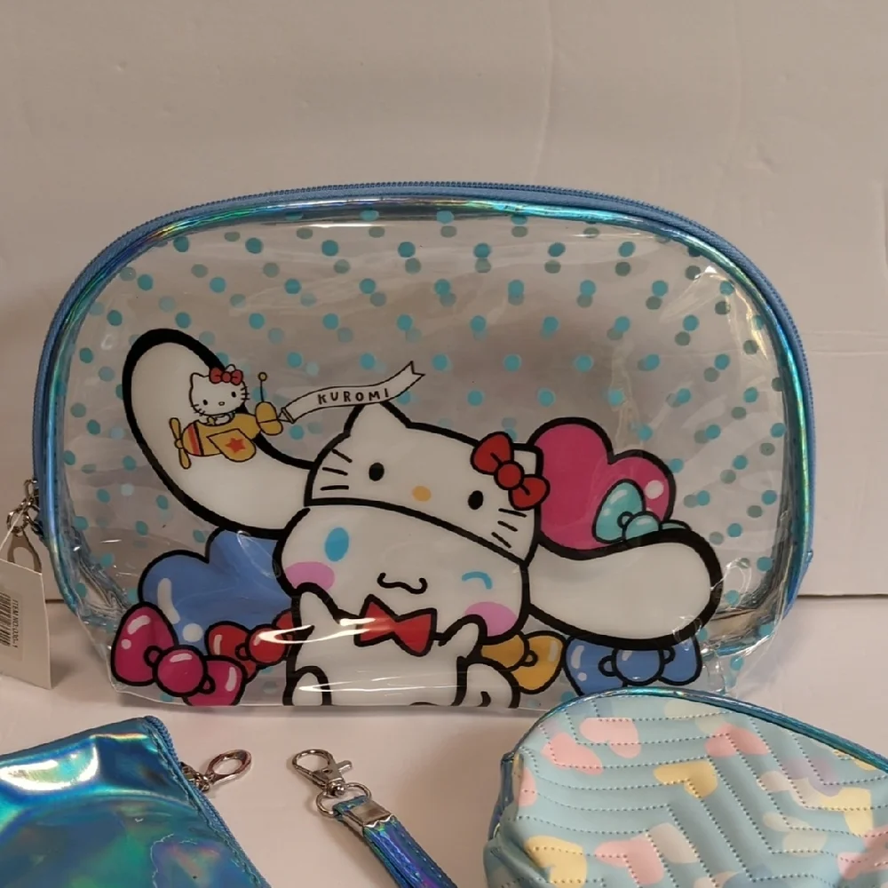 New Cinnamoroll 4 piece Makeup Bag set